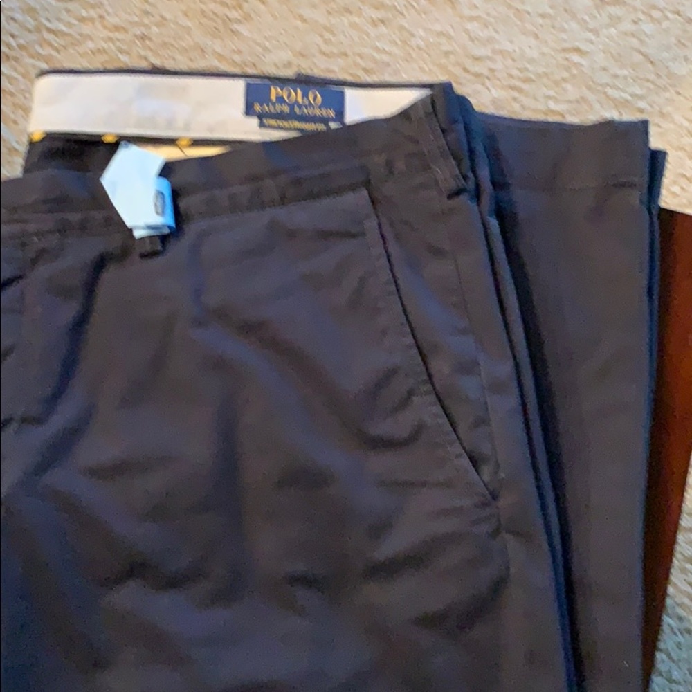 Classic Fit Flat Front Pants